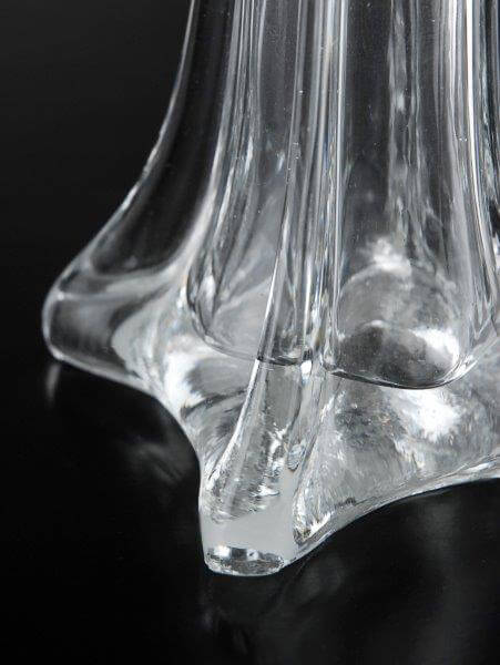 Eiffel Tower Clear Glass Inch Vases